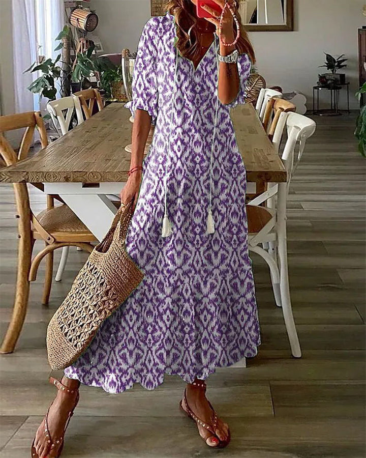 Sheila - Vestido estampado