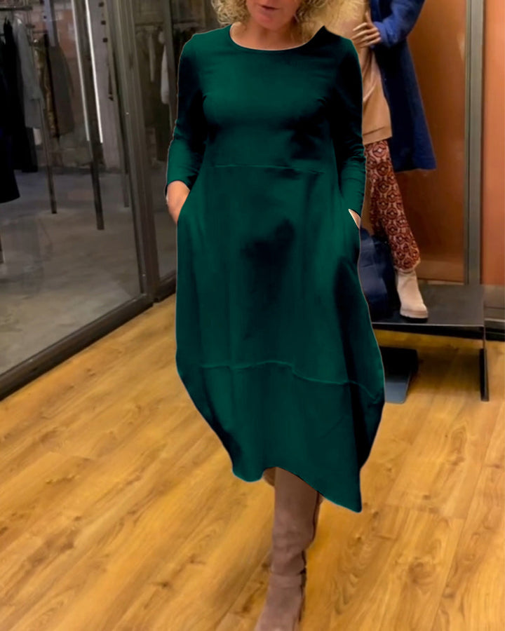Marion - Vestido Suelto con Bolsillos