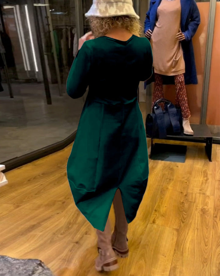 Marion - Vestido Suelto con Bolsillos