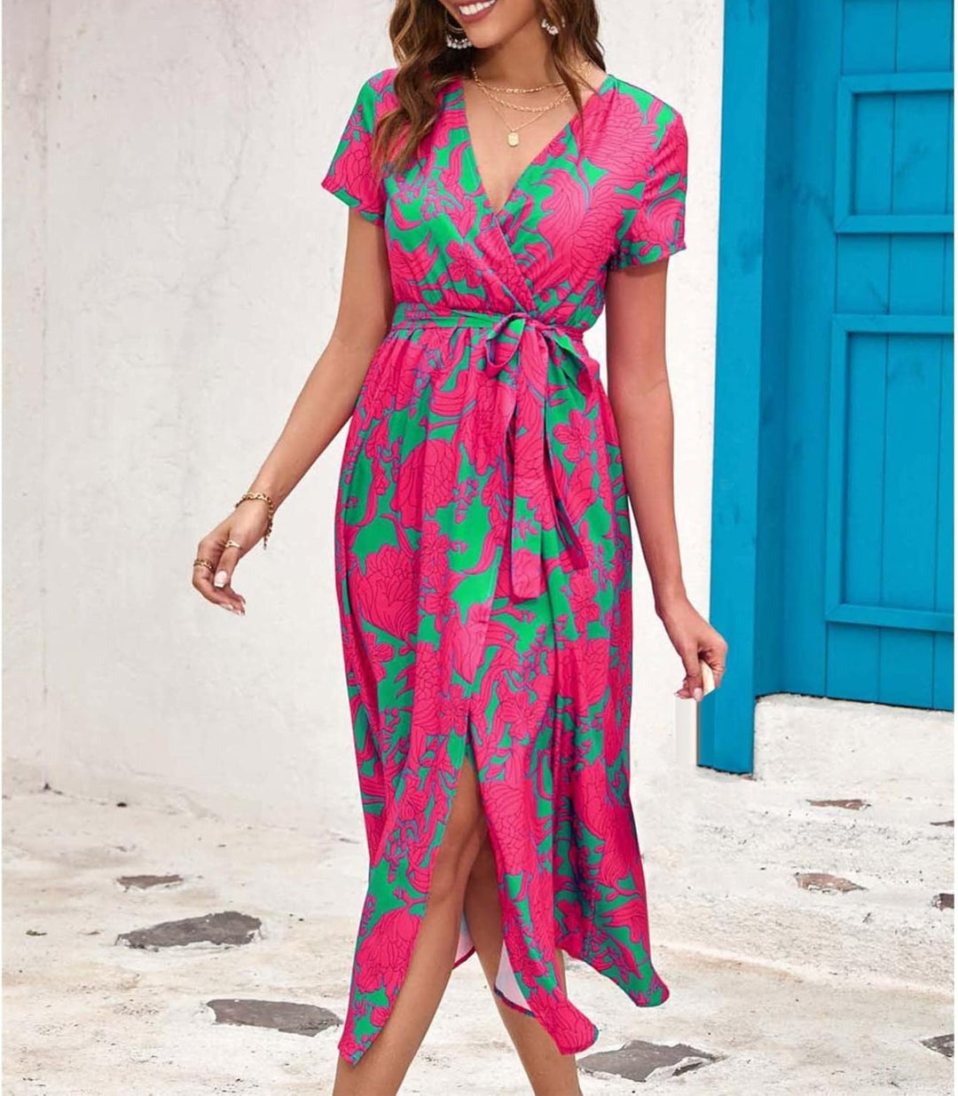 Fátima | Vestido colorido con Estilo