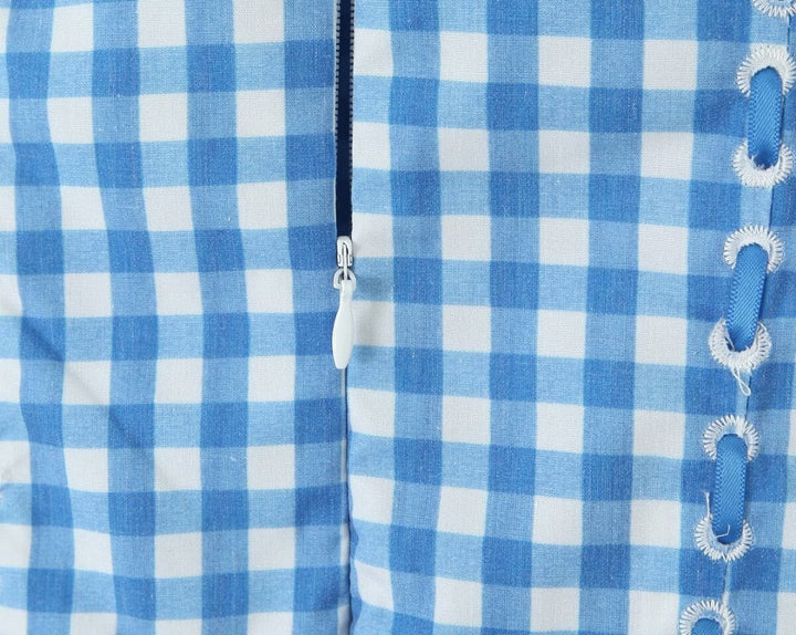 Samara - Vestido Midi de Cuadros