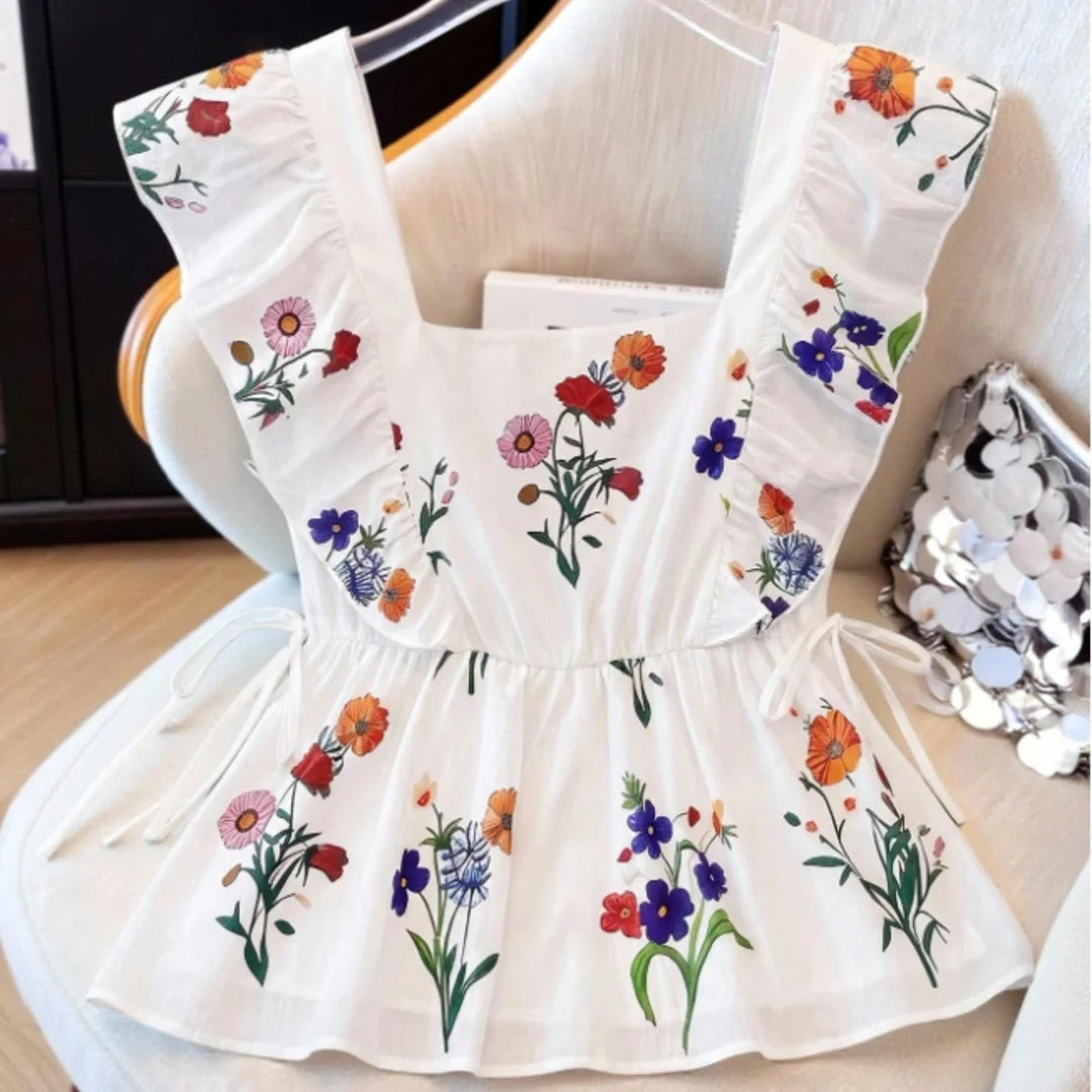 MARISOL | BLUSA BOHO DE VOLANTES