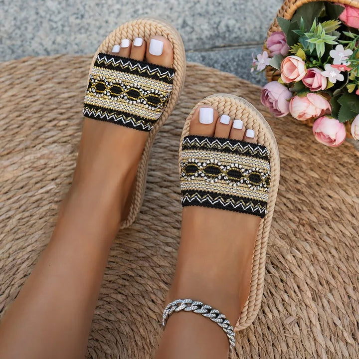CELIA | SANDALIAS PLANAS BOHO