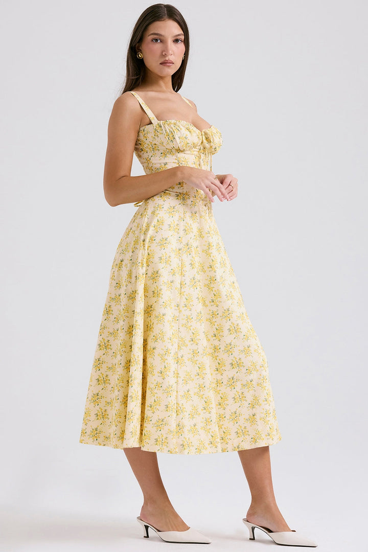 Zenia - Vestido Midi Ligero y Fluido