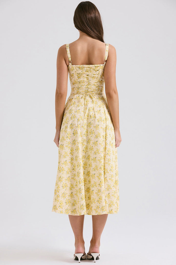 Zenia - Vestido Midi Ligero y Fluido