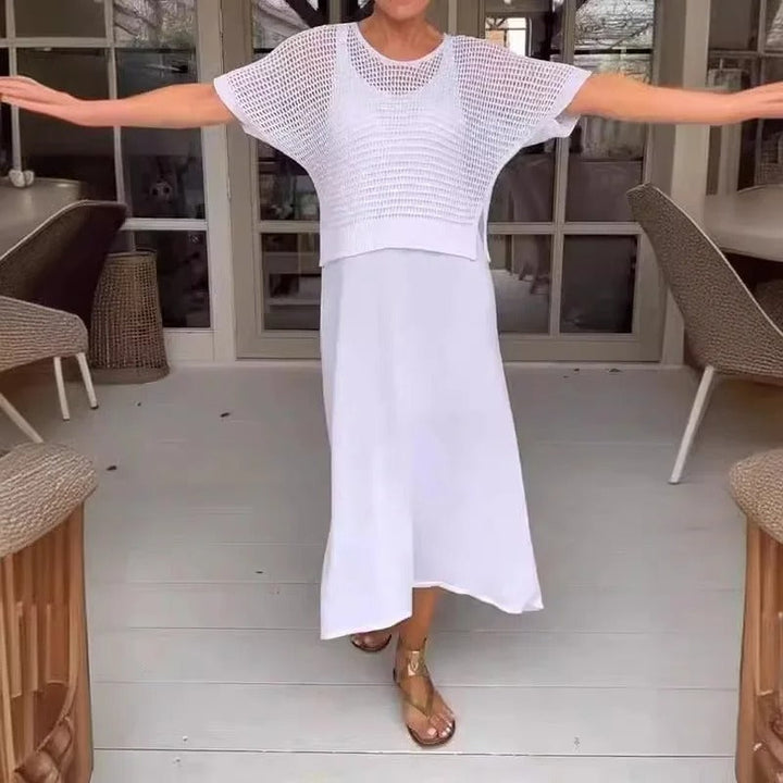 Fabiola | Elegante Conjunto Vestido con Top